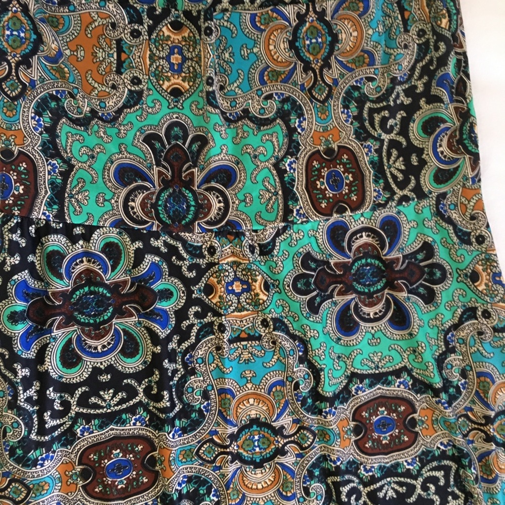 Multicolored Maxi Skirt - Picture 6 of 9